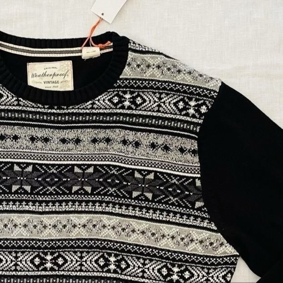 Original Weatherproof Vintage Style Holiday Sweater sz L New 100% Cotton - Picture 4 of 9